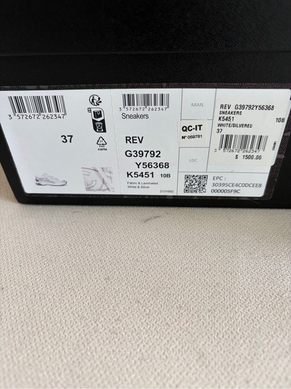 Chanel Sneakers Sz 37 - Picture 11 of 11